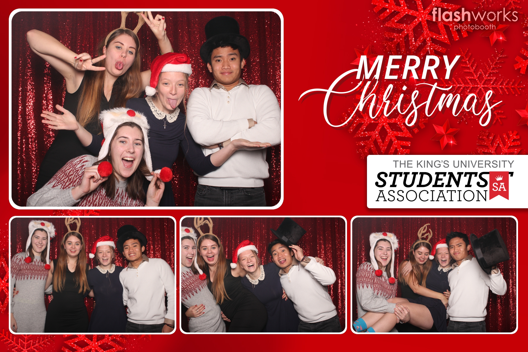 Kings Christmas Party | View more photos from the event at gallery.flashworksphotobooth.com/u/FlashworksPhotoboothInc/Kings-Christmas-Party